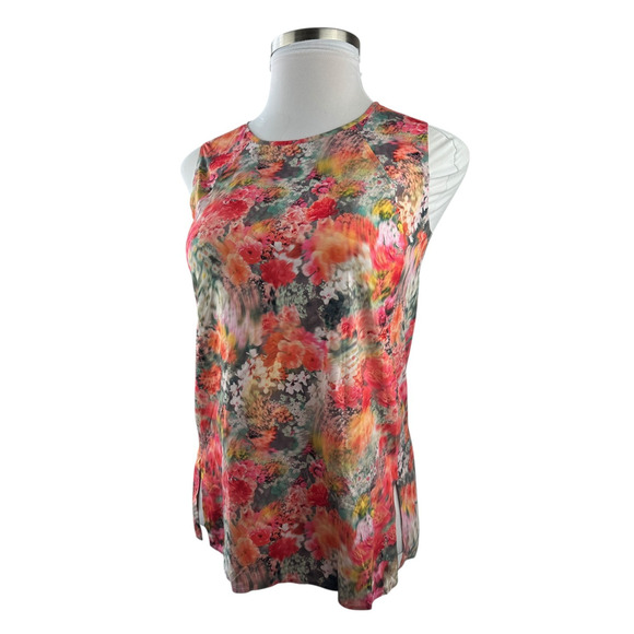 Athleta Zephyr Refined Tank Renewed Bloom Spring Pink Stretch Lightweight Small - Picture 3 of 13